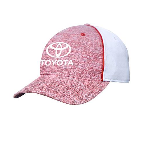 Structured Cotton Jersey Melange Front Cap